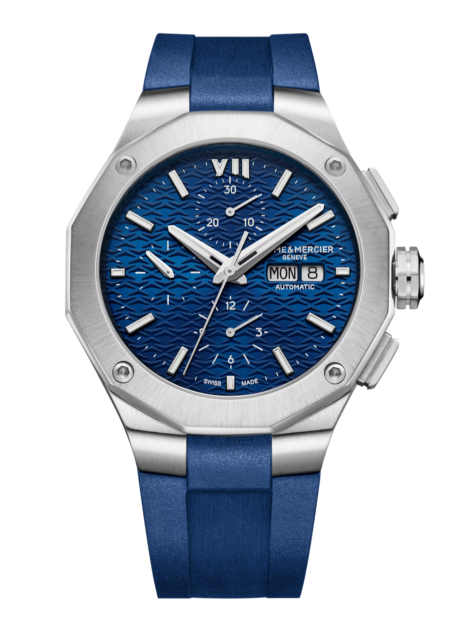 Baume & Mercier Riviera Chronograph Automatic 43 mm Blue Dial