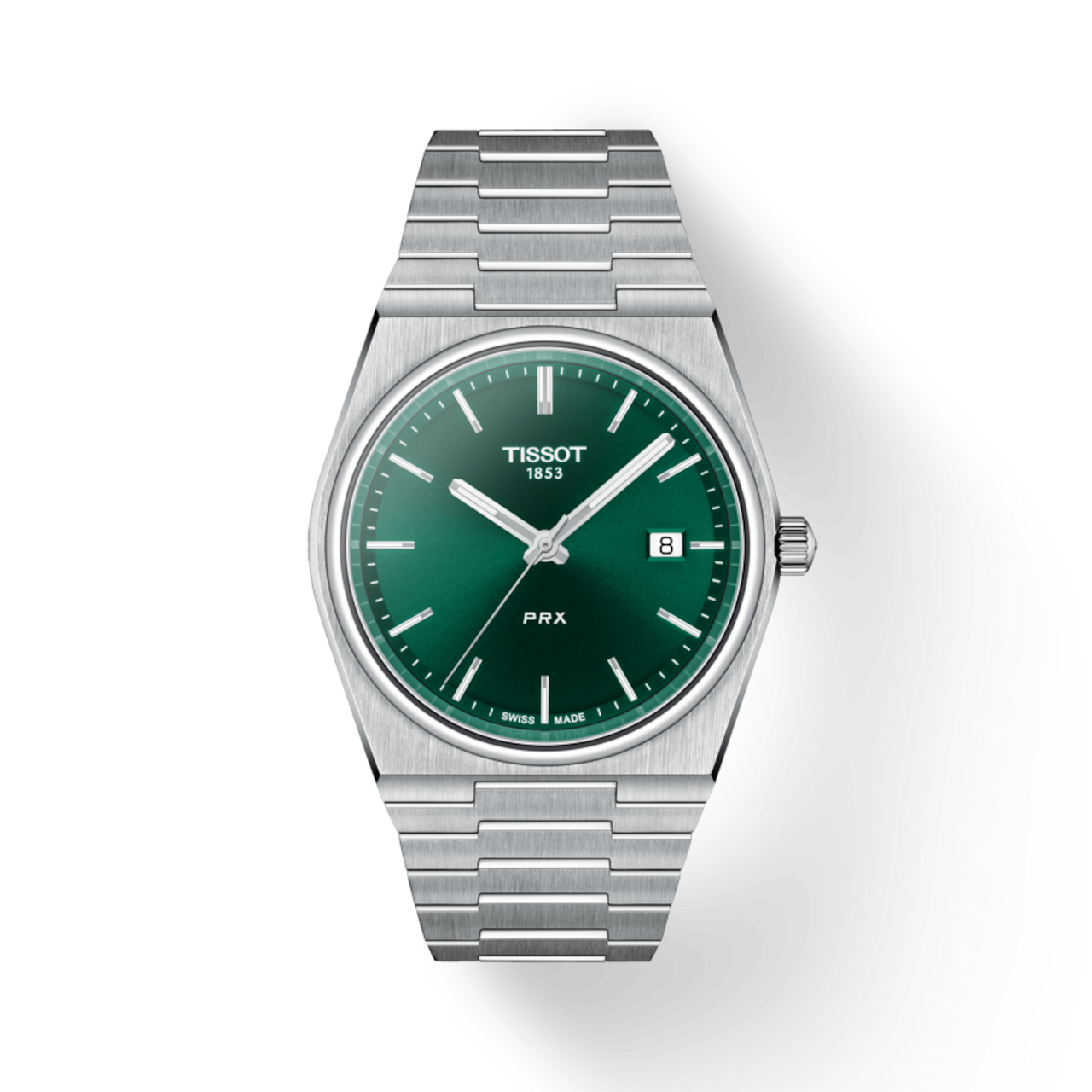 ほぼ未使用　TISSOT PRX 緑ダイヤル ステンレス　機械式 Tissot PRX 40 mm Green Dial Stainless Steel Bracelet [T137.410.11