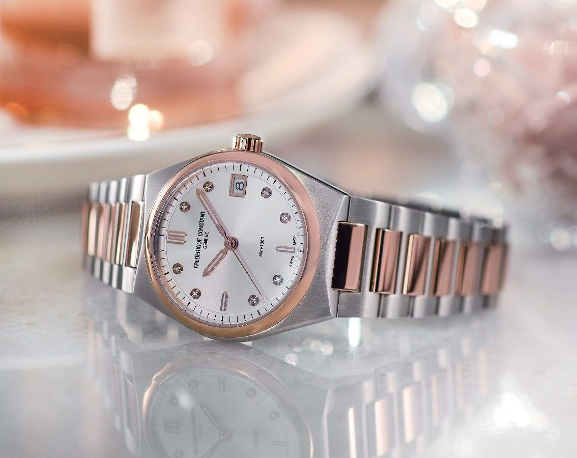 Frederique Constant Highlife Ladies Quartz Silver Diamond  display picture 1