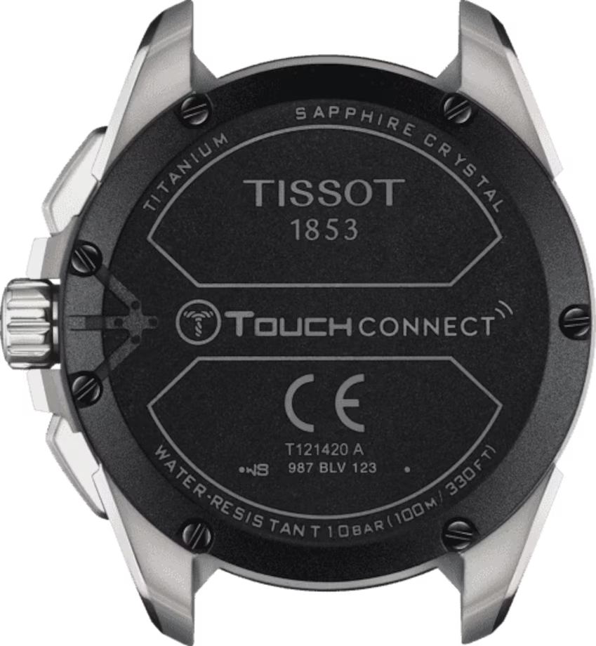 TISSOT T-TOUCH SOLAR CONNECT, BLUE LEATHER STRAP