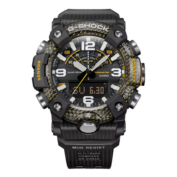 CASIO G-SHOCK GGB100Y GGB100Y-1A YELLOW ACCENT SERIES MUDMASTER