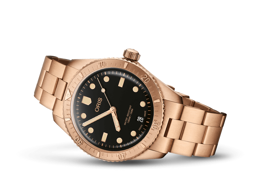 Oris Divers Sixty-Five Date 38 mm | Bronze Case / Black Dial | 01
