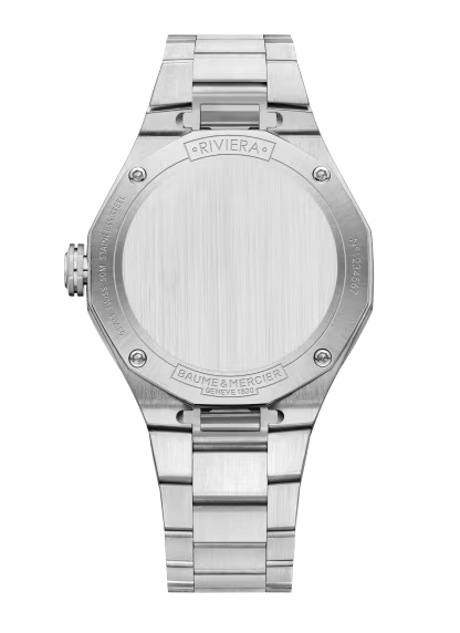 Baume & Mercier Riviera 10612 Quartz 36 mm Azure-Blue Dial Steel