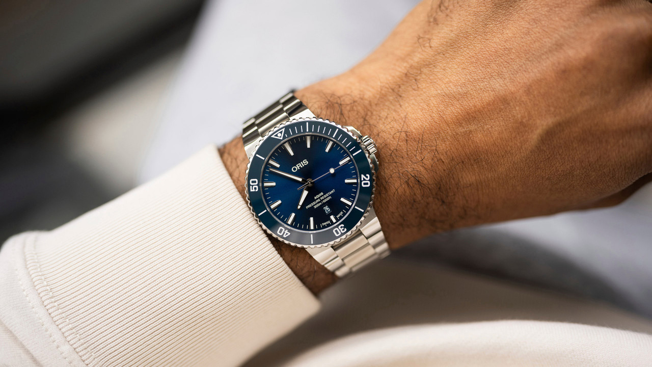 Oris Aquis Date 43.50 mm Blue Dial Stainless Steel Bracelet [01 Oris Aquis Date 43.50 mm Blue Dial Stainless Steel Bracelet [01
