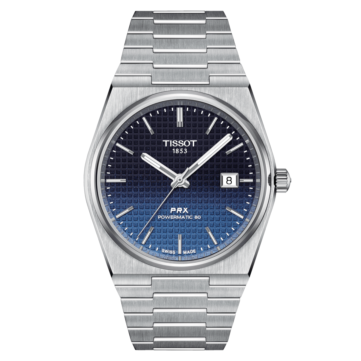 Tissot PRX Powermatic 80 40 mm Black-Blue Gradient “Chameleon