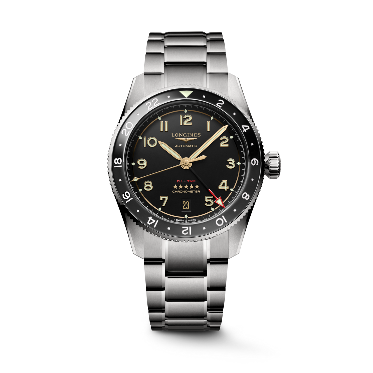 LONGINES SPIRIT ZULU TIME TITANIUM L38021536 - Main Image