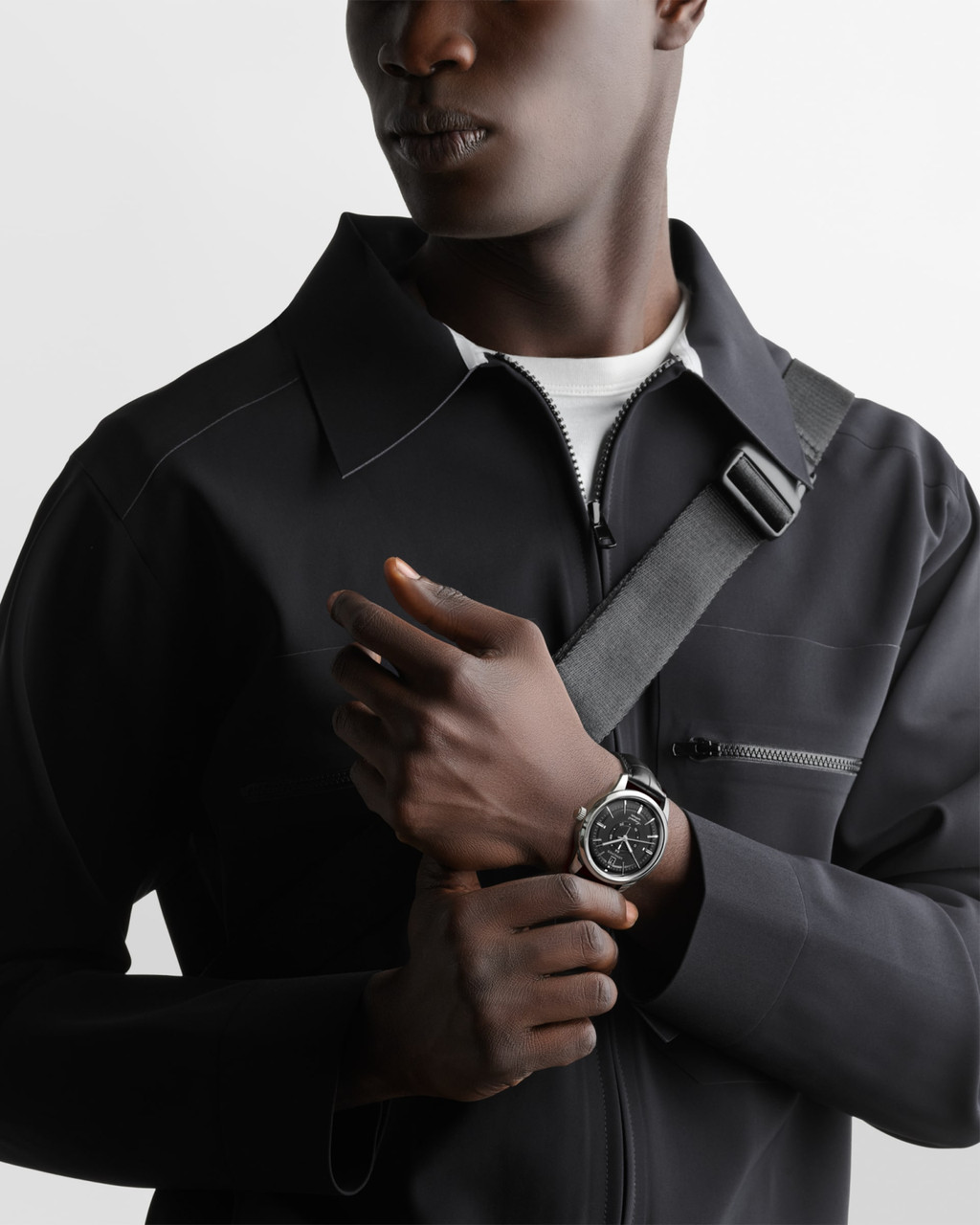 Longines Conquest Heritage Central Power Reserve Black Dial Black