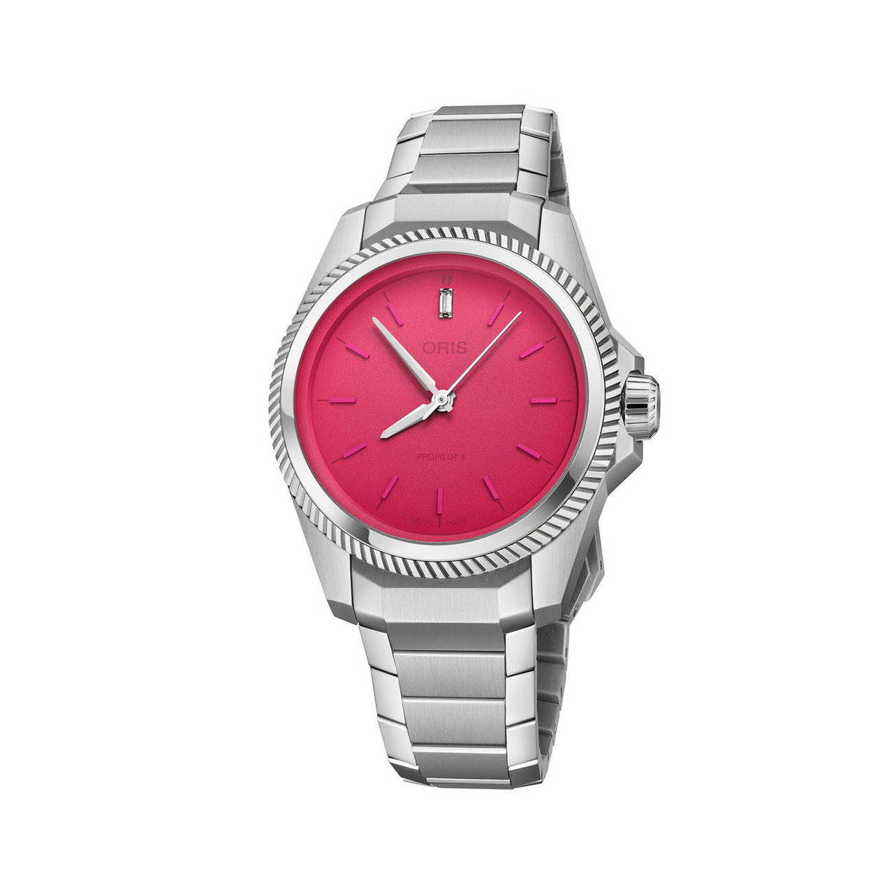 Oris ProPilot X Miss Piggy Edition 34 mm Automatic Watch Pink Dial