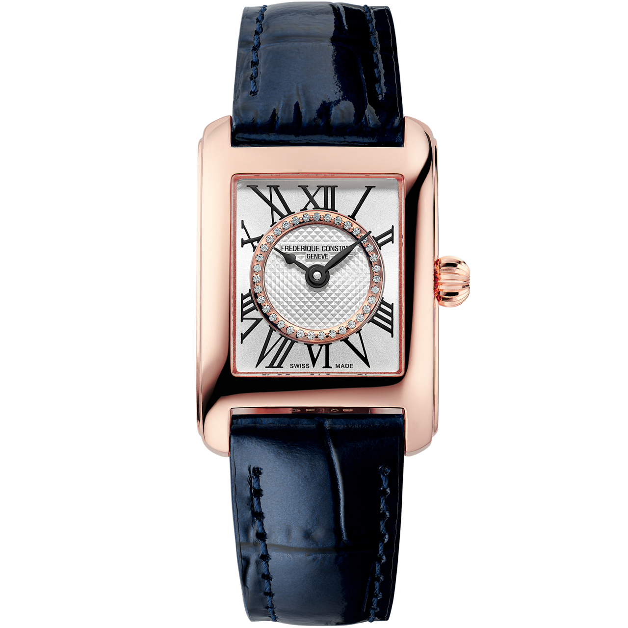 Frederique Constant Classics Carrée Ladies – 23 × 21 mm Silver