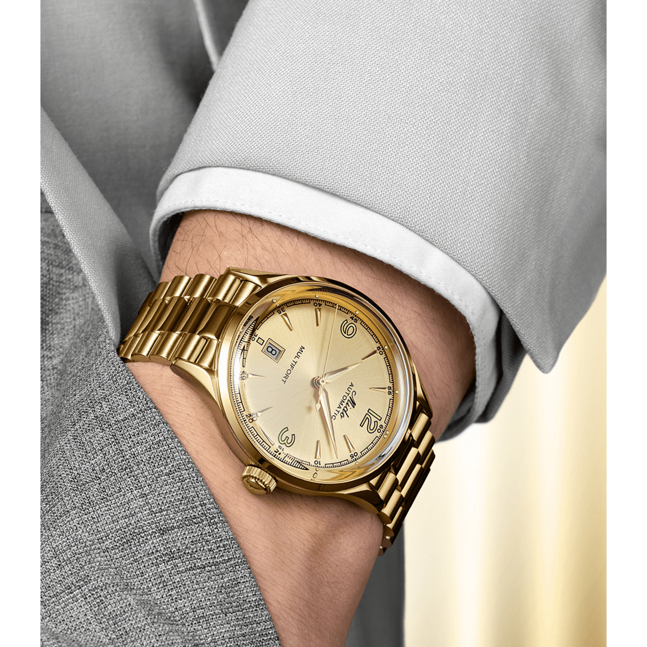 Mido Multifort Powerwind Automatic 40 mm Champagne Dial PVD-Coated