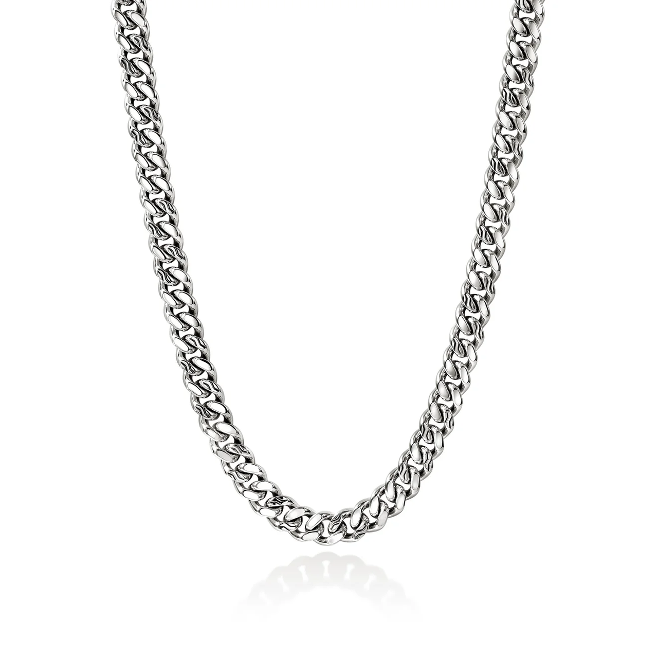 OHN HARDY: Curb Chain Necklace, Sterling Silver, 11MM | NM98814