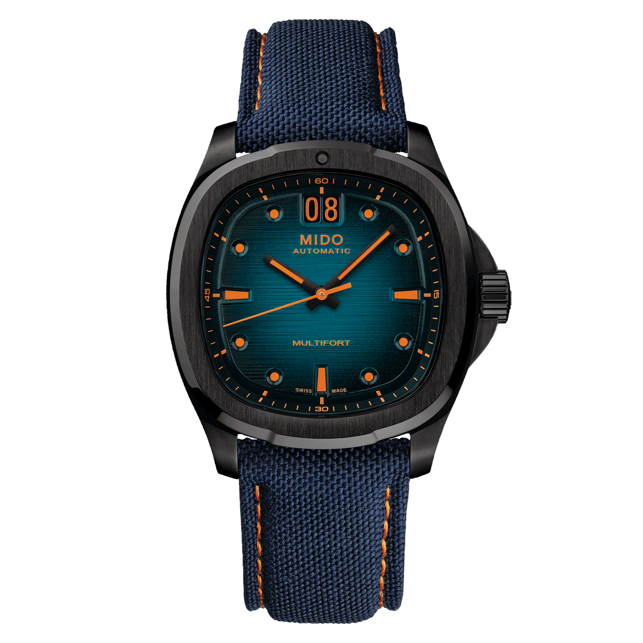 Mido Multifort TV Big Date Automatic 40 mm Gradient Blue-Black