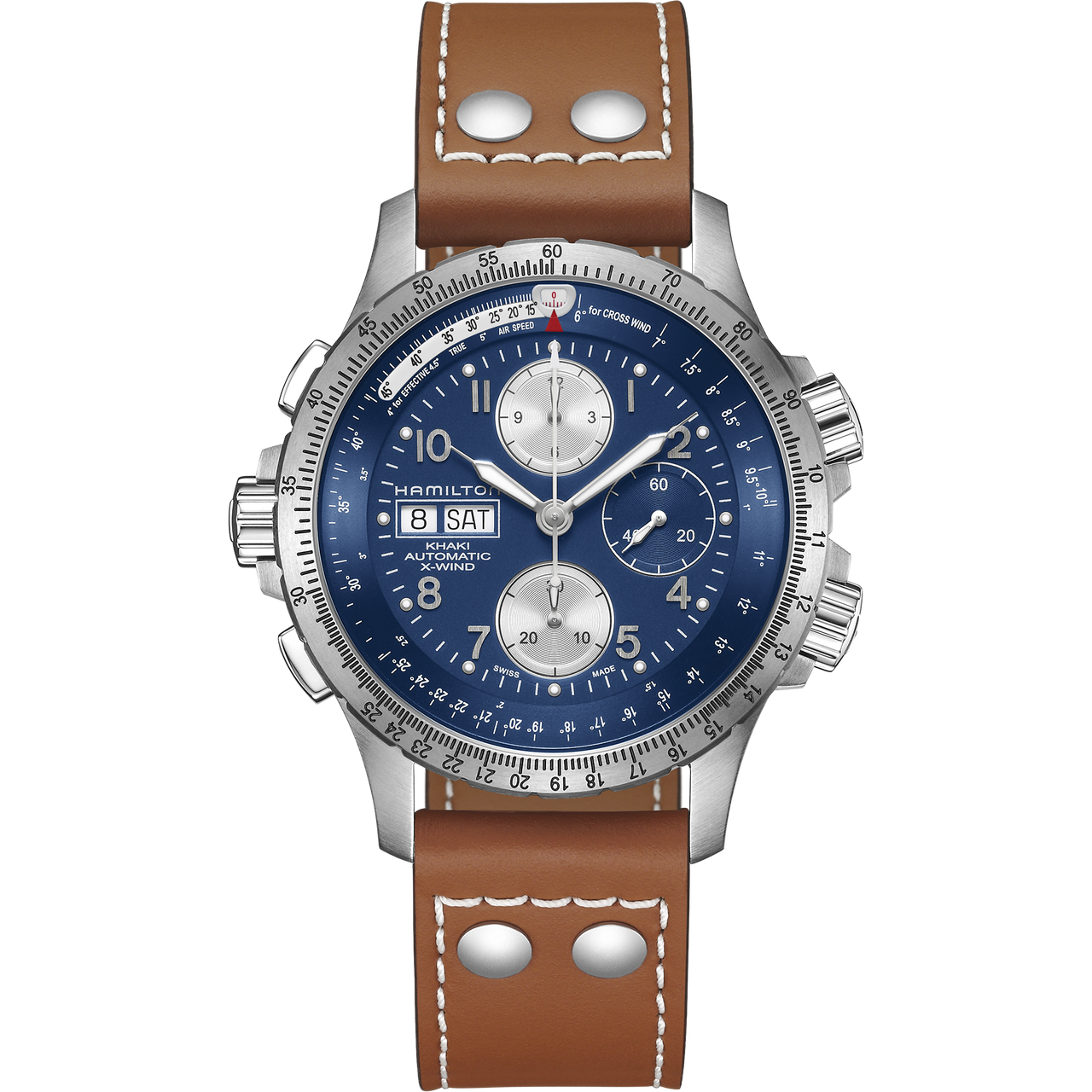 Khaki Aviation X-Wind Auto Chrono H77506540