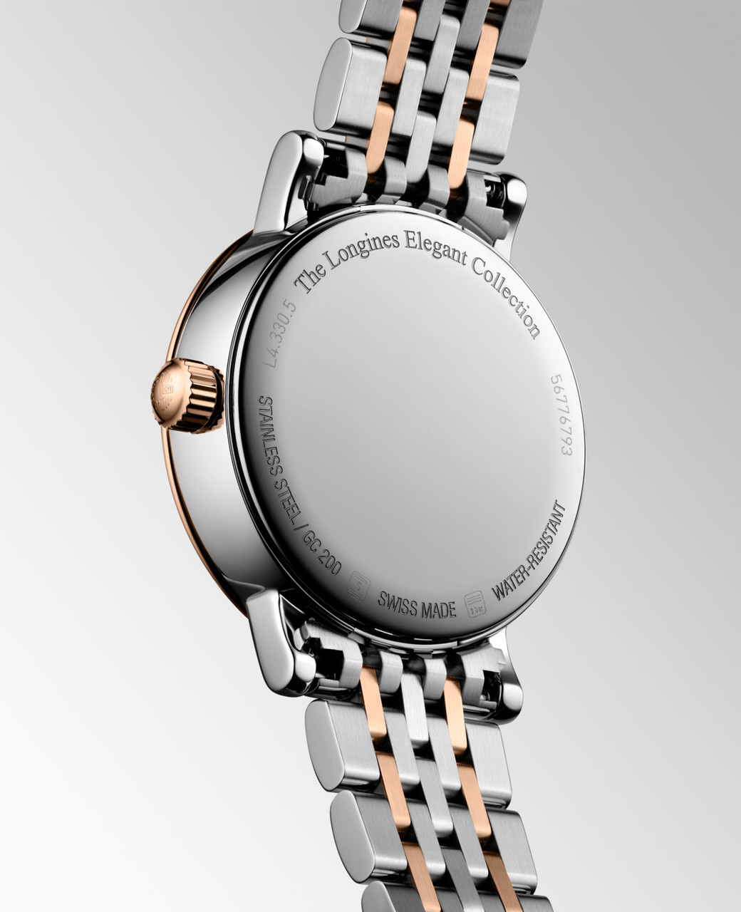 Longines Elegant Collection Moonphase Quartz White Mother-of-Pearl