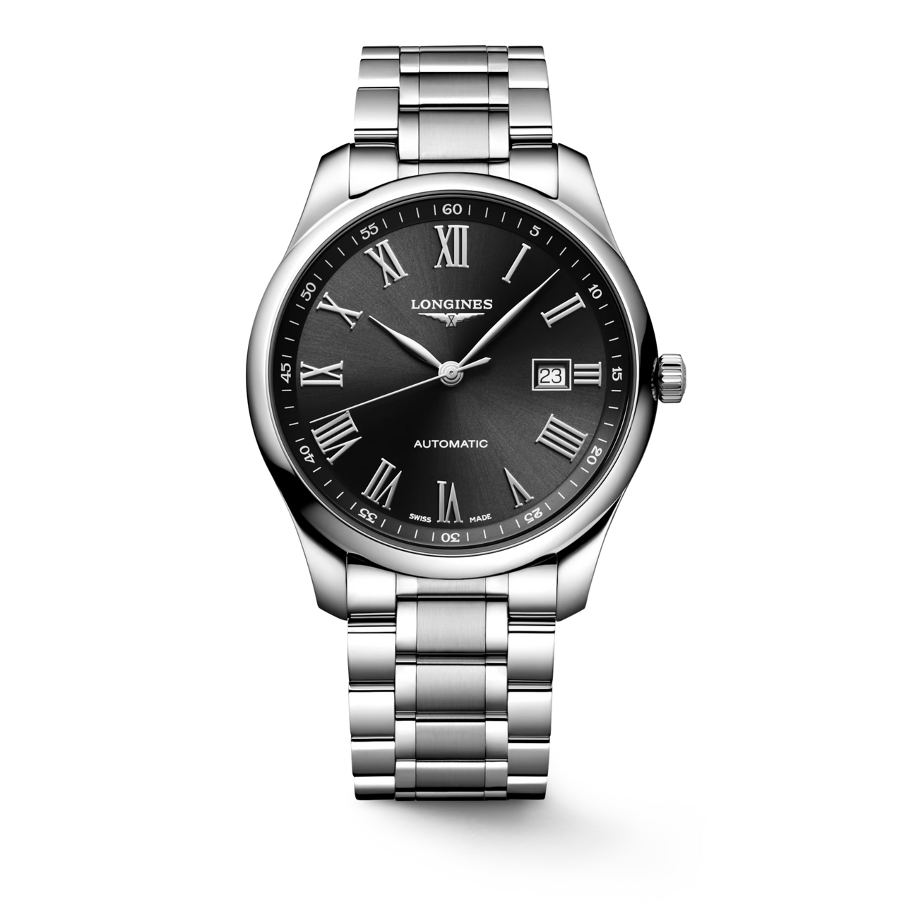 Longines Master Collection Automatic Black Dial Silver Hands