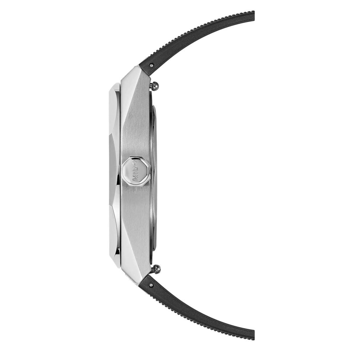 Mido Multifort 8 One Crown Automatic 40 mm Black Dial Rubber Strap