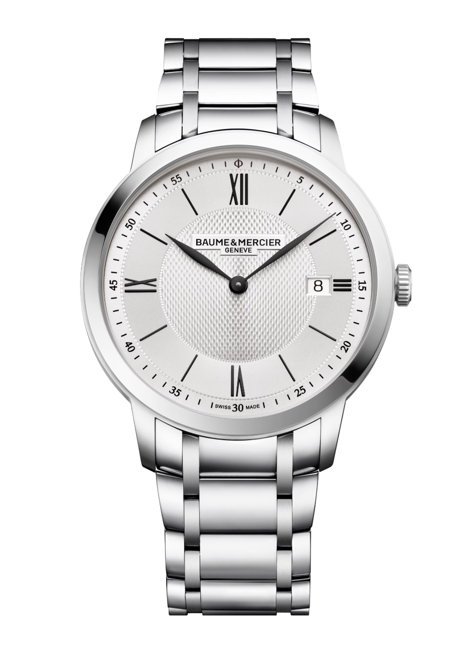 Baume & Mercier Classima 40 mm Quartz Steel Bracelet [10883] | Mani ...