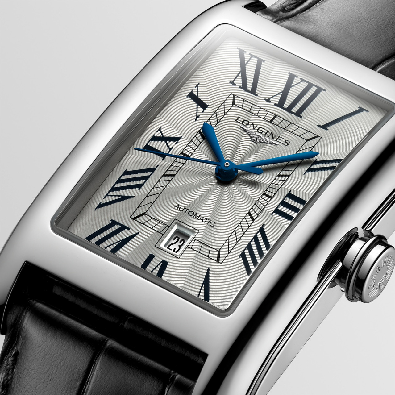 Longines DolceVita Automatic 27.7 × 43.8 mm Silver Flinqué Dial
