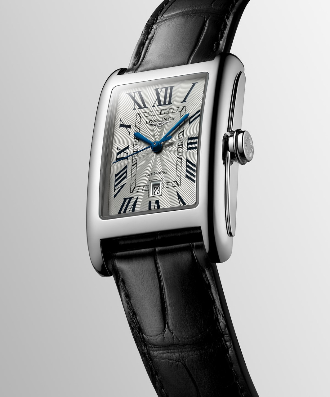 Longines DolceVita Automatic 27.7 × 43.8 mm Silver Flinqué Dial