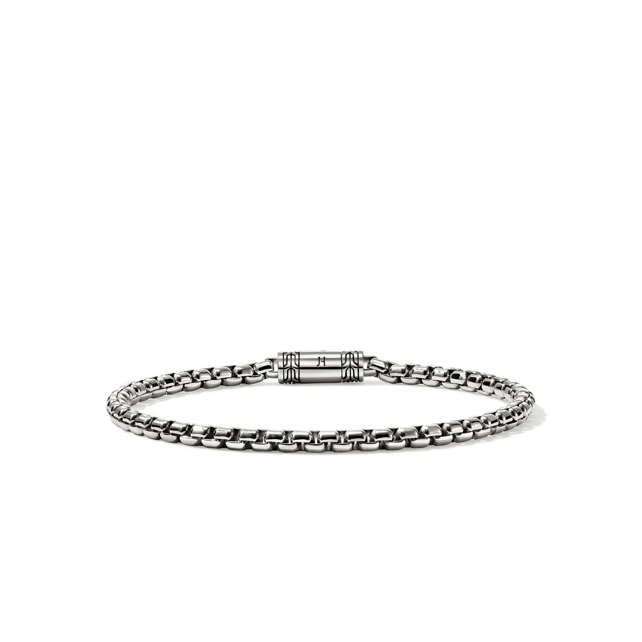 John Hardy Sterling Silver Box Chain Bracelet BU98803 | Mani Jewellers