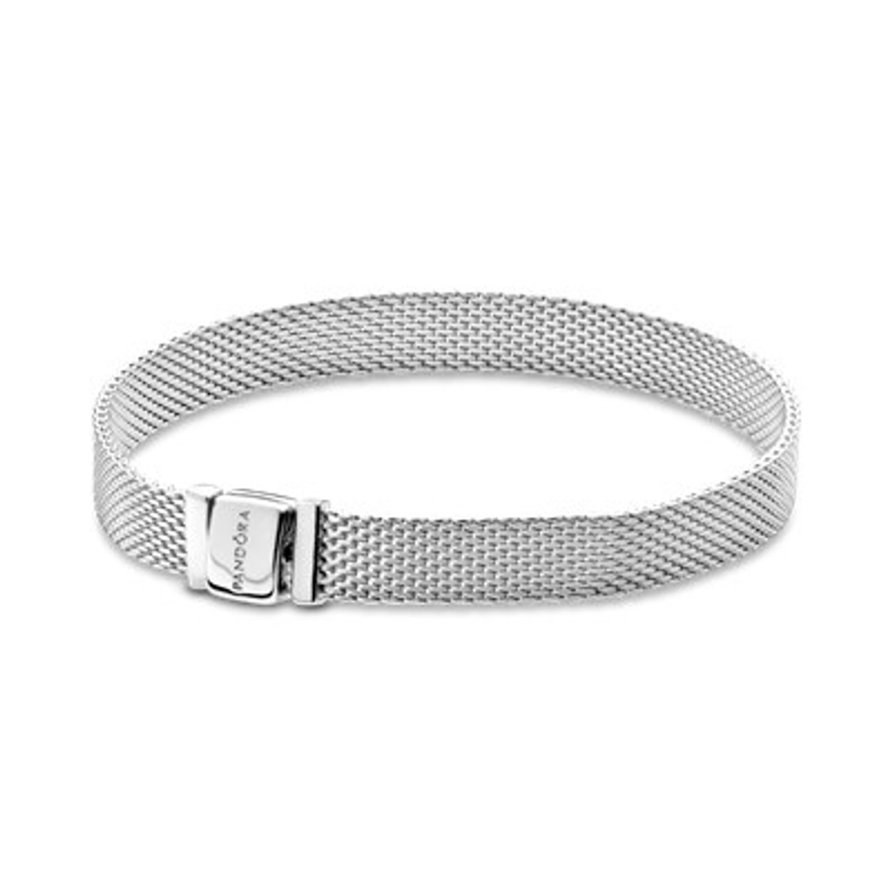 Pandora Reflexions Mesh Bracelet Silver Luxury Accessories on Carousell