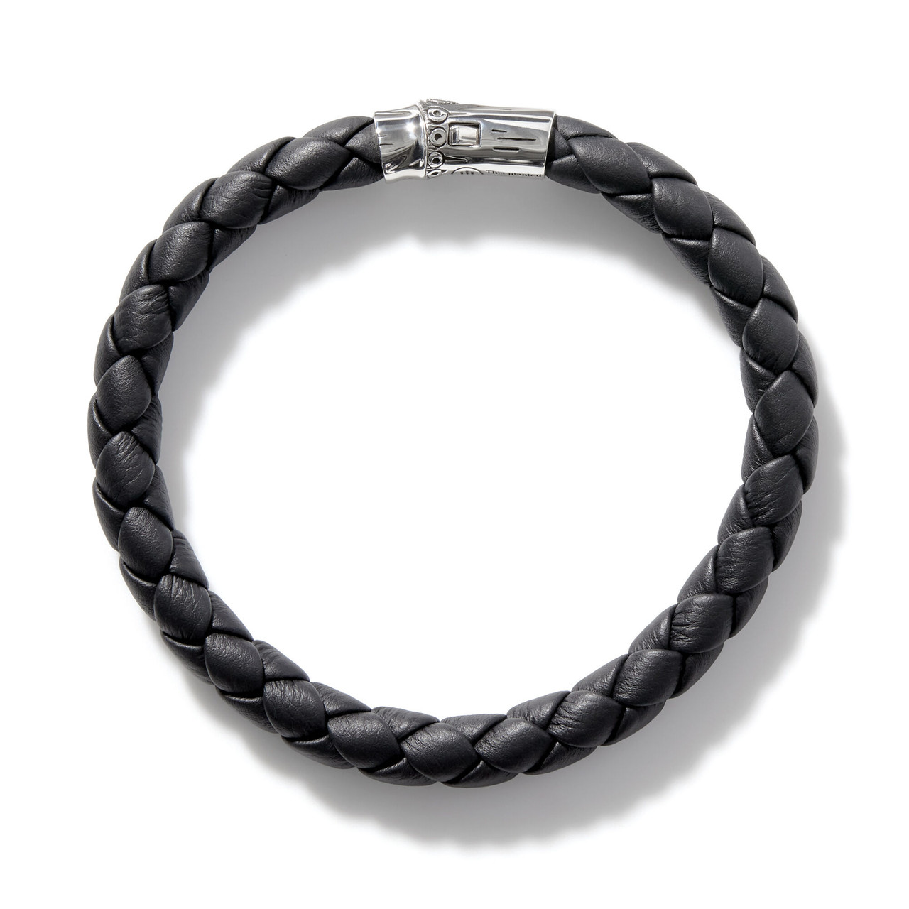 JOHN HARDY: Leather Station Bamboo Bracelet Mani Jewellers