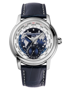 Frederique Constant FC-718NWWM4H6 blue dial front view