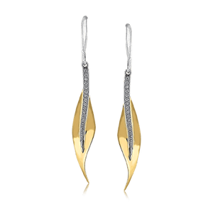 Simon G Earrings DE117-Y | 18K YELLOW GOLD