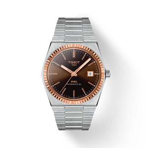 Tissot PRX Powermatic 80 T931.407.41.291.00 brown dial front view
 Tissot PRX Powermatic 80 T931.407.41.291.00 brown dial front view