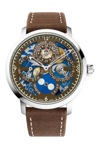 Frederique Constant Naked Watchmaker Slimline Perpetual Calendar 01-99 front view Frederique Constant Naked Watchmaker Slimline Perpetual Calendar 01-99 front view