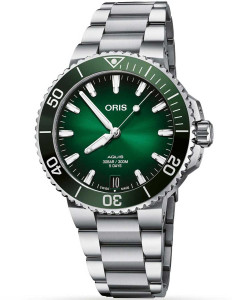 Oris Aquis Date Calibre 400 green dial 43.50 mm — 01-400-7763-4157-07-8-24-09PEB Oris Aquis Date Calibre 400 green dial 43.50 mm — 01-400-7763-4157-07-8-24-09PEB