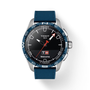 TISSOT T-TOUCH SOLAR CONNECT, BLUE LEATHER STRAP TISSOT T-TOUCH SOLAR CONNECT, BLUE LEATHER STRAP