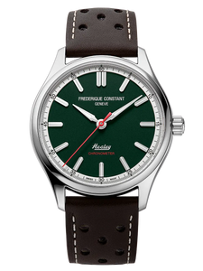 Frederique Constant FC-301HGRS5B6 green dial front view Frederique Constant FC-301HGRS5B6 green dial front view