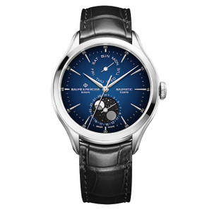 BAUME & MERCIER: Clifton Baumatic Moonphase | Model # 10593 BAUME & MERCIER: Clifton Baumatic Moonphase | Model # 10593