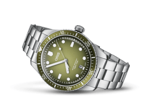 Oris Divers Sixty-Five Date 40 mm green dial — 01-733-7707-4057-07-8-20-18 Oris Divers Sixty-Five Date 40 mm green dial — 01-733-7707-4057-07-8-20-18