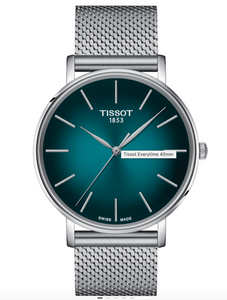 TISSOT EVERYTIME 40MM | GREEN GRADIENT DIAL | MODEL T143.410.11.091.00 TISSOT EVERYTIME 40MM | GREEN GRADIENT DIAL | MODEL T143.410.11.091.00