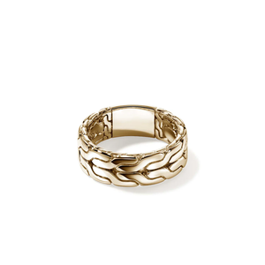 JOHN HARDY: Carved Chain Ring, Gold | RMGG99842 JOHN HARDY: Carved Chain Ring, Gold | RMGG99842