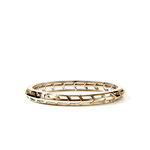 JOHN HARDY: Icon 50 Hinged Bangle, Gold | BGG98754 JOHN HARDY: Icon 50 Hinged Bangle, Gold | BGG98754