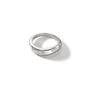 JOHN HARDY: Surf Ring, Sterling Silver, Diamonds | RBP9011192DI JOHN HARDY: Surf Ring, Sterling Silver, Diamonds | RBP9011192DI