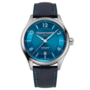 Frederique Constant Runabout Automatic 42 mm Electric Blue Dial – Front View – FC-303RMLN5B6 Frederique Constant Runabout Automatic 42 mm Electric Blue Dial – Front View – FC-303RMLN5B6