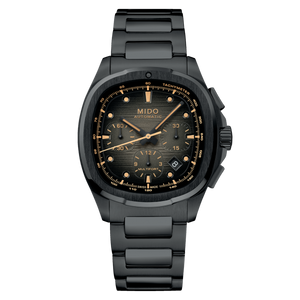 Mido Multifort TV Chronograph M049.527.33.081.00 grey dial front view
 Mido Multifort TV Chronograph M049.527.33.081.00 grey dial front view