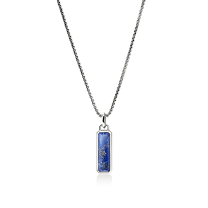 JOHN HARDY: Lapis Lazuli Talisman Necklace, Sterling Silver | NMS988001LPZ JOHN HARDY: Lapis Lazuli Talisman Necklace, Sterling Silver | NMS988001LPZ