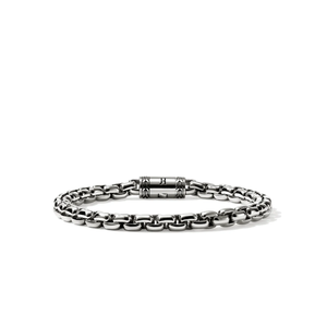 JOHN HARDY: Box Chain Bracelet, Sterling Silver, 6 MM | BU98805 JOHN HARDY: Box Chain Bracelet, Sterling Silver, 6 MM | BU98805