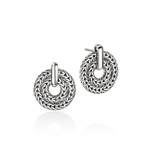 JOHN HARDY: Icon Link Earring, Sterling Silver, 19.5MM | EB98991 JOHN HARDY: Icon Link Earring, Sterling Silver, 19.5MM | EB98991