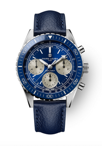 Favre Leuba Sea Sky Revival Swiss chronograph 40mm front view – Daytona-style racing watch Favre Leuba Sea Sky Revival Swiss chronograph 40mm front view – Daytona-style racing watch