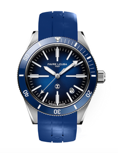 FAVRE LEUBA: Deep Raider Renaissance, Blue Dial, Rubber Strap | 00.20308.101.02.302 FAVRE LEUBA: Deep Raider Renaissance, Blue Dial, Rubber Strap | 00.20308.101.02.302