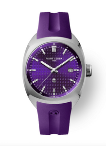 FAVRE LEUBA: Chief Date, Purple Dial, Rubber Strap | 00.20102.102.07.307 FAVRE LEUBA: Chief Date, Purple Dial, Rubber Strap | 00.20102.102.07.307