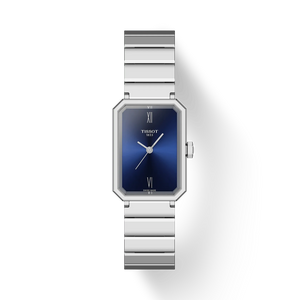 Tissot SRV 30 mm front view blue dial stainless steel bracelet
 Tissot SRV 30 mm front view blue dial stainless steel bracelet