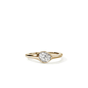 JH Lovestruck ring in 14k gold with 0.75 TCW lab-grown diamond, front view JH Lovestruck ring in 14k gold with 0.75 TCW lab-grown diamond, front view