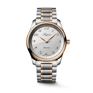 Longines Master Collection Automatic 40 mm Opaline Ivory Dial Stainless Steel & 18K Rose Gold Cap Bracelet [L2.793.5.70.7]